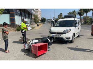 Otomobil İle Motosiklet Çarpıştı: 1 Ağır Yaralı