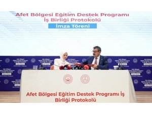 İ̇ki Bakanlık Arasında Deprem Bölgesi İçin İş Birliği Protokolü İmzalandı