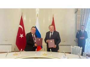 Başkan Böcek Moskova’da İşbirliği Protokolü İmzaladı
