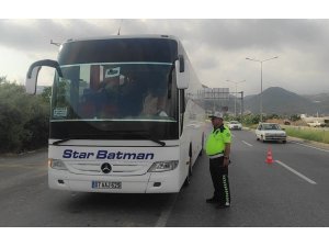 Gazipaşa’da Yolcu Otobüsleri Denetlendi