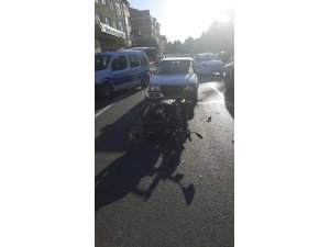 Burdur’da Otomobille Çarpışan Motosiklet Sürücüsü Ağır Yaralandı