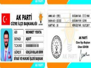 Ak Parti’den Sahte Kimlik Düzenleyen Şahsa Suç Duyurusu