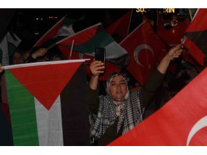 Alanya’da Gazze’ye Destek Yürüyüşü