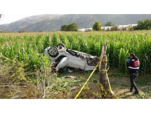 Burdur’da Otomobiliyle Tarlaya Uçan Genç İtfaiye Eri Hayatını Kaybetti