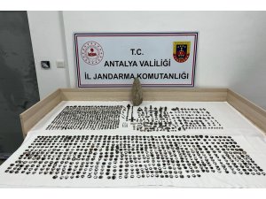 Antalya’da Jandarmadan Tarihi Eser Operasyonu