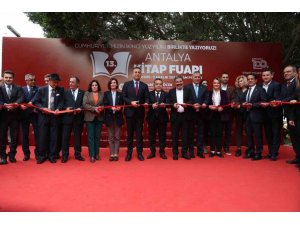 13. Antalya Kitap Fuarı Açıldı
