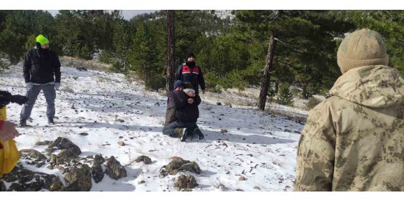 Burdur’da Dağda Kaybolan Avcı Jandarma Ekipleri Tarafından Bulundu