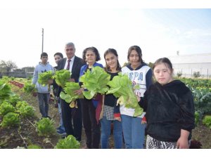 Özel Öğrenciler, Tarım Lisesi Öğrencilerinin Ürettikleri Mantarları Ve Sebzeleri Birlikte Topladı