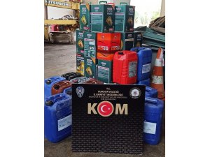 Burdur’da 820 Litre Kaçak Yağ Ele Geçirildi