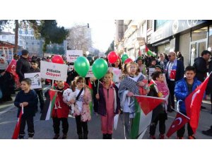 Ispartalı Çocuklar Filistin İçin Yürüdü