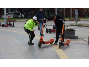 Gelişigüzel Bırakılan Scooterlar Toplandı, 690 Tl Ceza Uygulandı