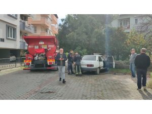 Park Edip Gittiği Otomobilini Geldiğinde Yanarken Buldu