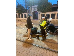Antalya’da motosiklet ve motorlu bisiklet denetimi