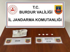 Burdur’da  uyuşturucu operasyonlarında 2 kişiye adli işlem yapıldı