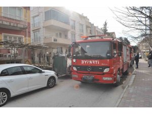 Burdur’da elektrikli battaniye az daha evi yakıyordu