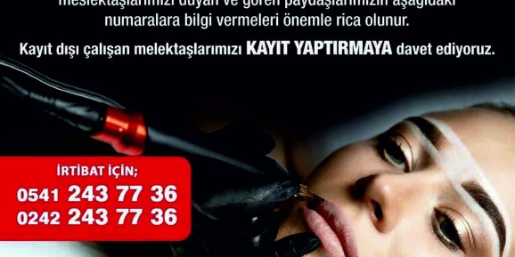 Antalya Kuaförler, Manikürcüler ve Güzellik Salonu İşletmecileri Odası’ndan kaçakla mücadele