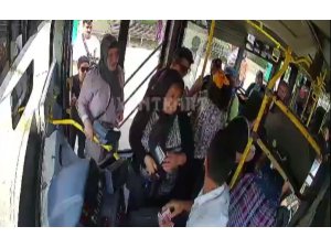 Alanya’da halk otobüsü şoförü ile yolcu arasındaki ‘ücret’ tartışması kamerada
