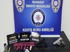 Manavgat’ta suç ve suçlularla mücadele operasyonunda 12 şüpheli yakalandı