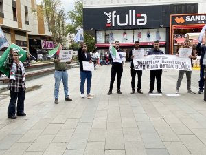 Filistin’deki zulmü protesto ettiler