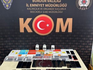 Burdur’da kaçak telefon ve imei klonlama operasyonu: 1 tutuklama