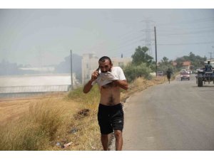 Anız yakımıyla başladı seralara ve evlere sıçradı