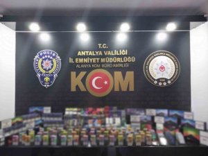 Antalya’da kaçakçılık operasyonu