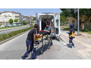 Manavgat’ta otomobil ile motosiklet çarpıştı: 1 yaralı