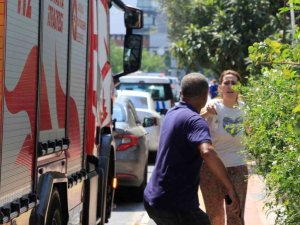 Yangını haber alıp koşarak geldi, korktuğu başına gelmedi