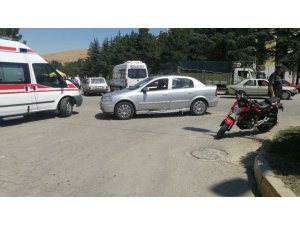 Isparta’da otomobil ile motosiklet çarpıştı: 1 yaralı