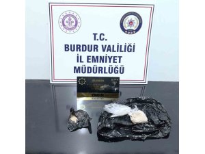 Burdur’da durdurulan araçtan uyuşturucu çıktı