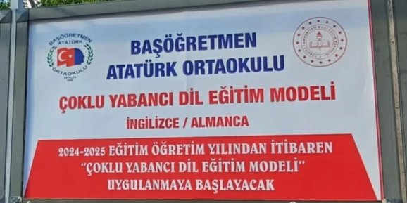 Antalya’da Başöğretmen Atatürk Ortaokulu'nda “Çoklu Yabancı Dil Eğitim Modeli” uygulanacak