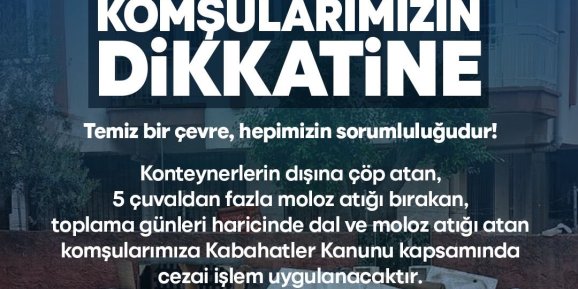 Muratpaşa Belediyesi’nden çevre kirliliğine karşı önlem