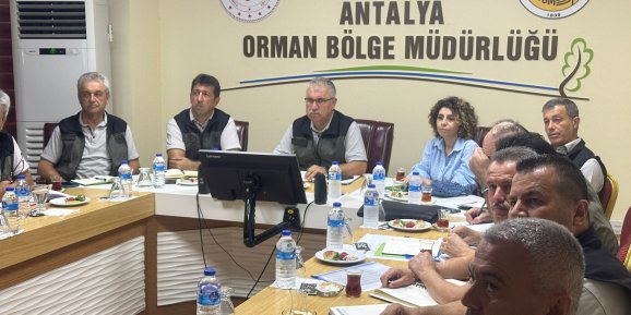 Antalya OBM'de Değerlendirme Toplantısı