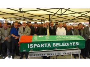 Isparta Belediye Başkanının kızı Isparta’da son yolculuğuna uğurlandı