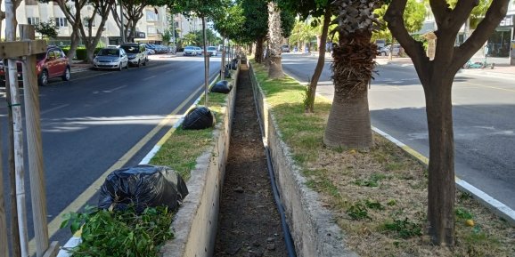 Portakal Çiçeği Bulvarı’ndan torbalar dolusu çöp toplandı