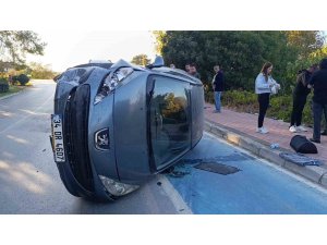 Kaza yapan arkadaşına yardım etmek isterken başka bir kazaya neden oldu