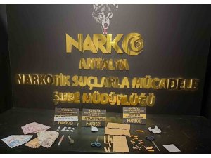 Antalya’da eş zamanlı narkotik operasyonu