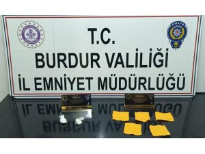 Burdur’da durdurulan araçta uyuşturucu çıktı, 1 şüpheli tutuklandı