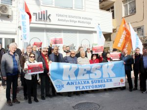 KESK’ten TÜİK’e protesto