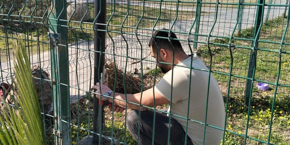 Falezpark’ın aydınlatmalarına bakım