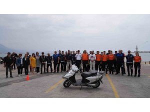 Alanya zabıta personeline güvenli sürüş eğitimi