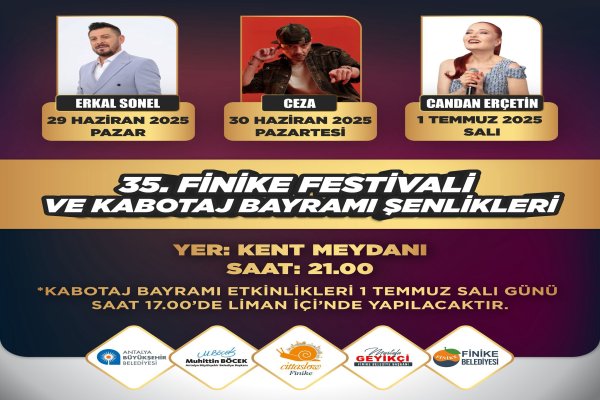 Finike'de Festival Coşkusu