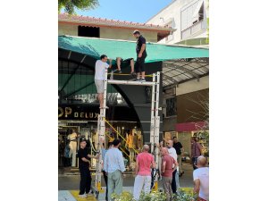 Tente hayatını kurtardı