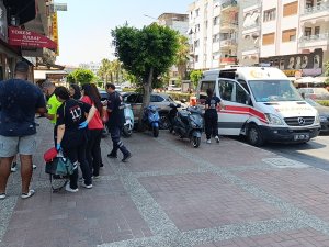 Kaza anı güvenlik kamerasına anbean yansıdı