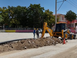 Elmalı Gündoğan Mahallesi’nde  2 kilometrelik yeni içme suyu hattı
