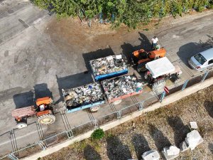 Perge Antik Kenti'nde çevre temizliği