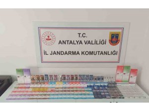ALANYA’DA KAÇAK SİGARA OPERASYONUNDA ÇOK SAYIDA MALZEMEYE EL KONULDU