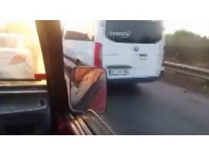 EMNİYET ŞERİDİNİ KULLANAN SÜRÜCÜLERE VİDEOLU TEPKİ