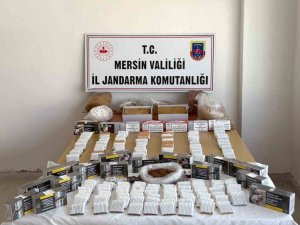 MERSİN’DE KAÇAK MAKARON OPERASYONU: 3 GÖZALTI
