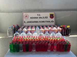 ADANA’DA YARIM TON KAÇAK ALKOL ELE GEÇİRİLDİ: 3 GÖZALTI